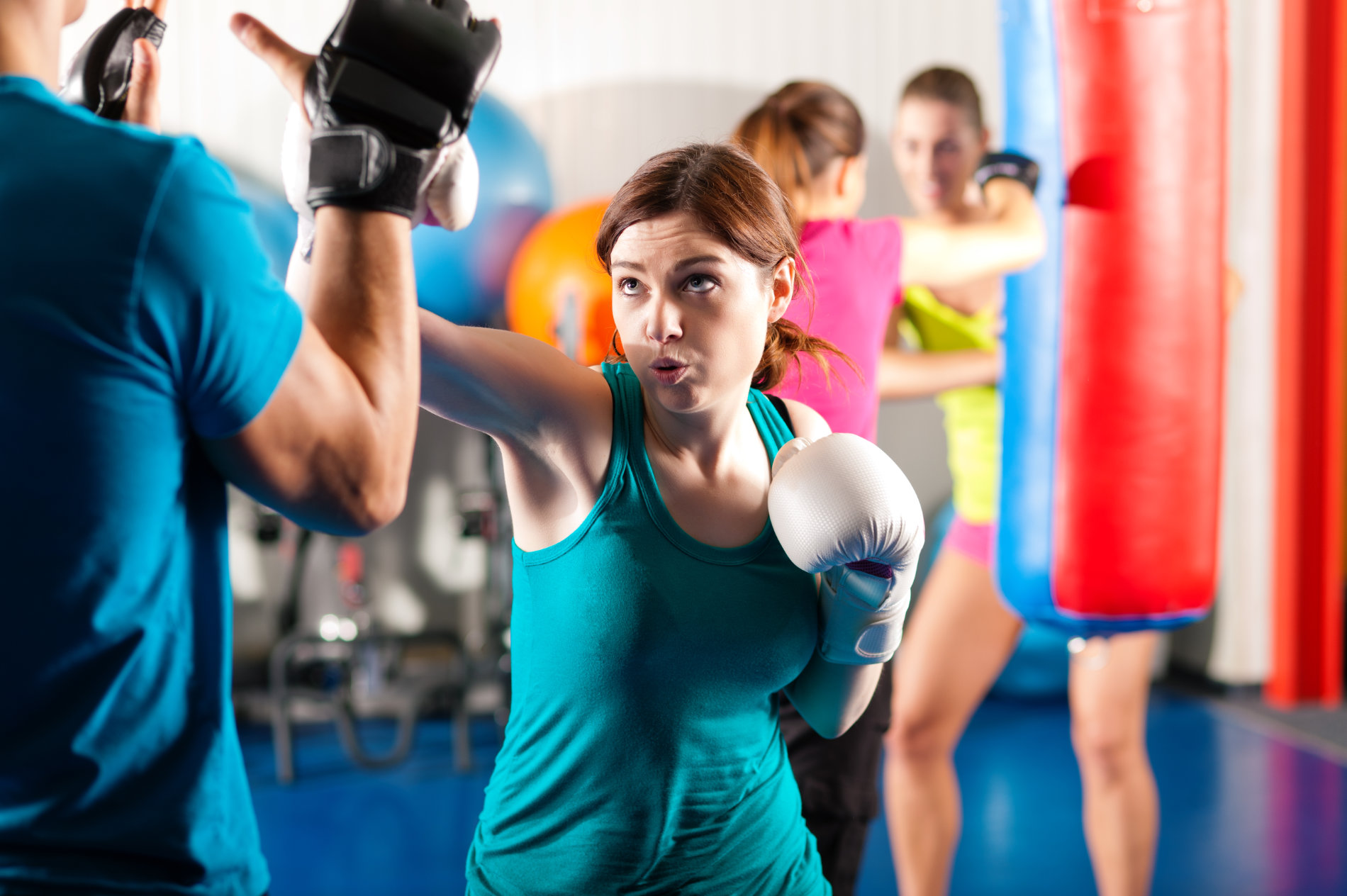Kickboxing improves mental and physical confidence